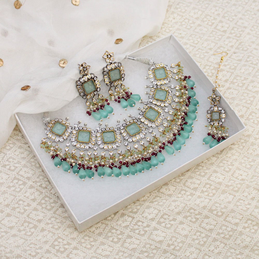 Mint blue