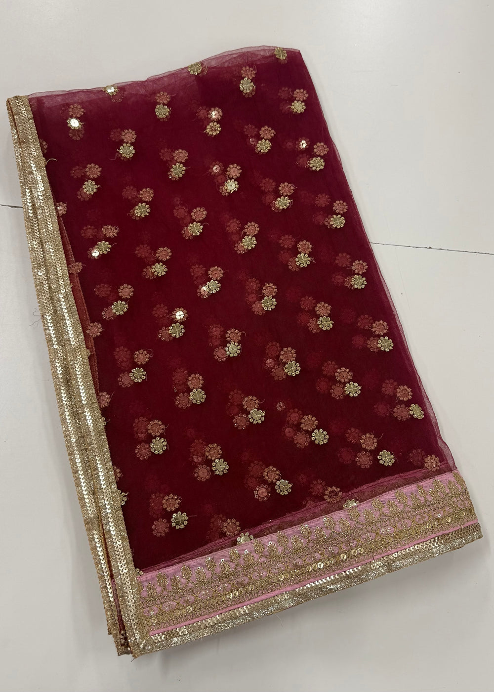 Wine net with pink gotta 2 meter