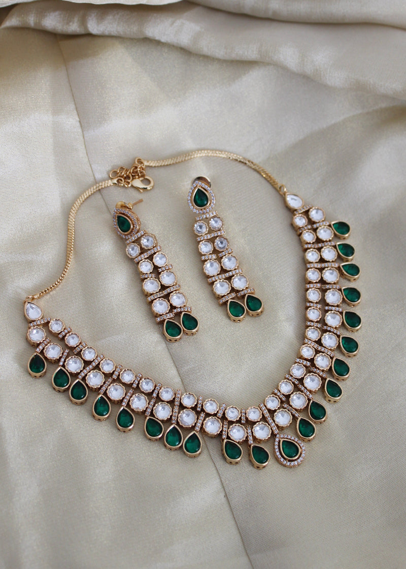 Mumtaz Tiyanni kundan Necklace set