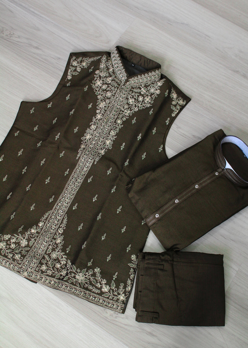 Kurta Pajama + vest set