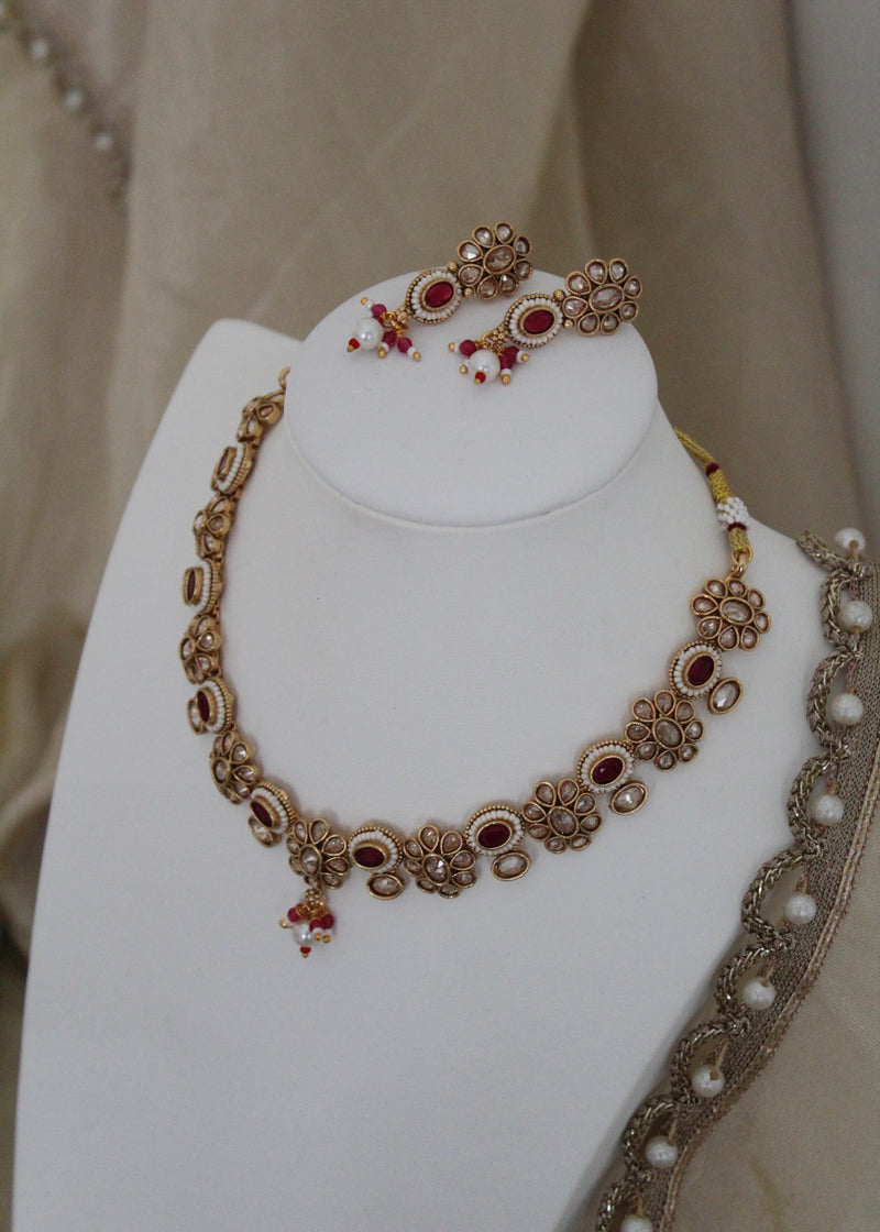 Polki Necklace Set