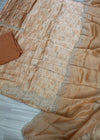 Banarsi silk unstitch suit