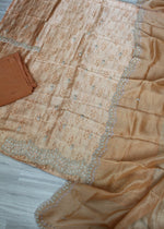 Banarsi silk unstitch suit