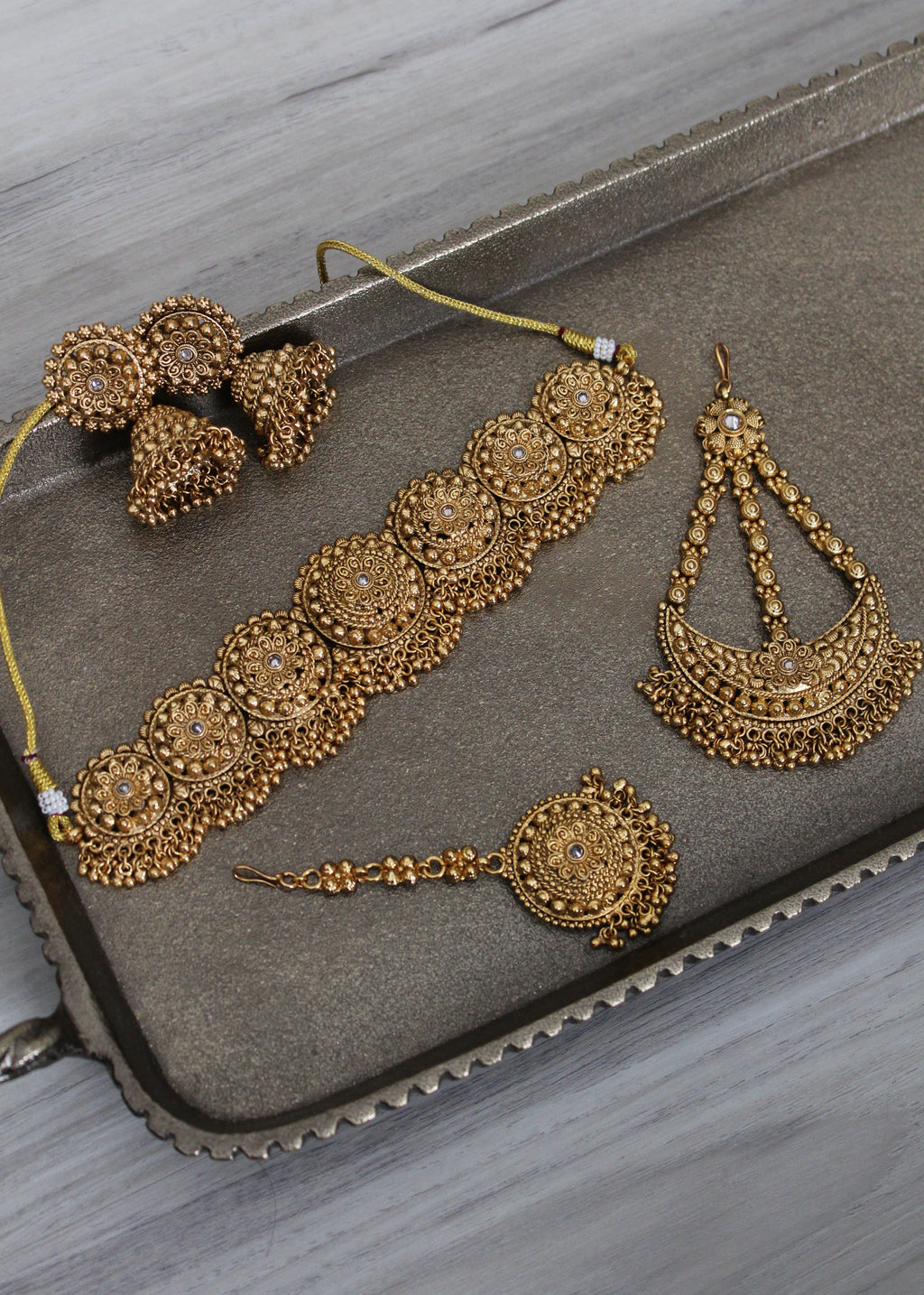 Gold inspired Choker Set
