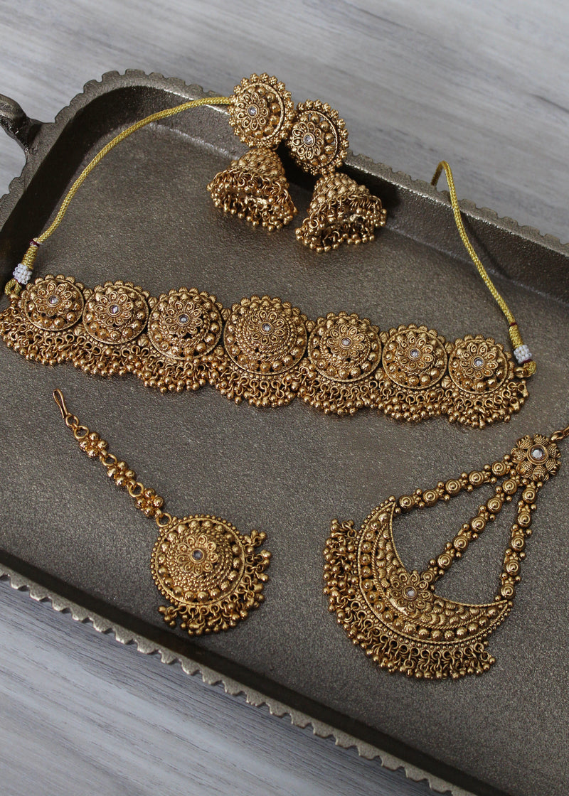 Gold inspired Choker Set