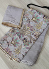 Crepe embroidered Unstitch Suit