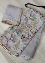 Crepe embroidered Unstitch Suit