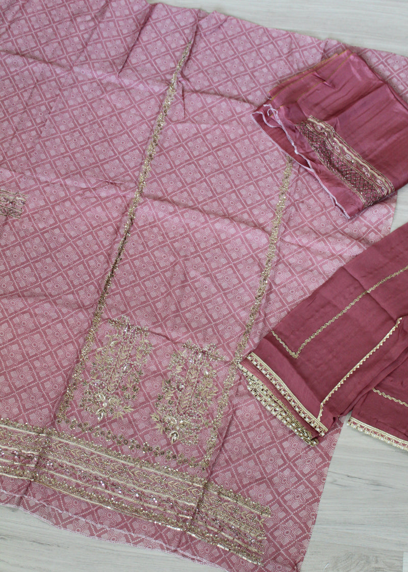 Bandani handwork unstitch suit