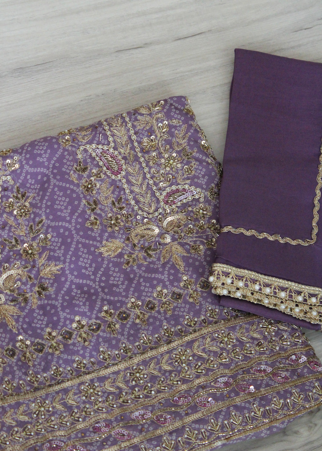 Bandani handwork unstitch suit