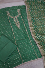 banarsi handwork unstitch Suit