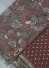 Crepe embroidered Unstitch Suit