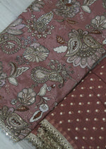 Crepe embroidered Unstitch Suit