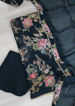 floral unstitch suit