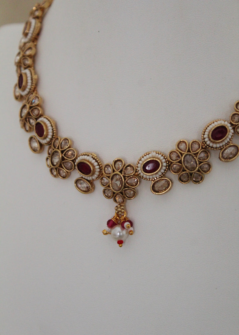 Polki Necklace Set