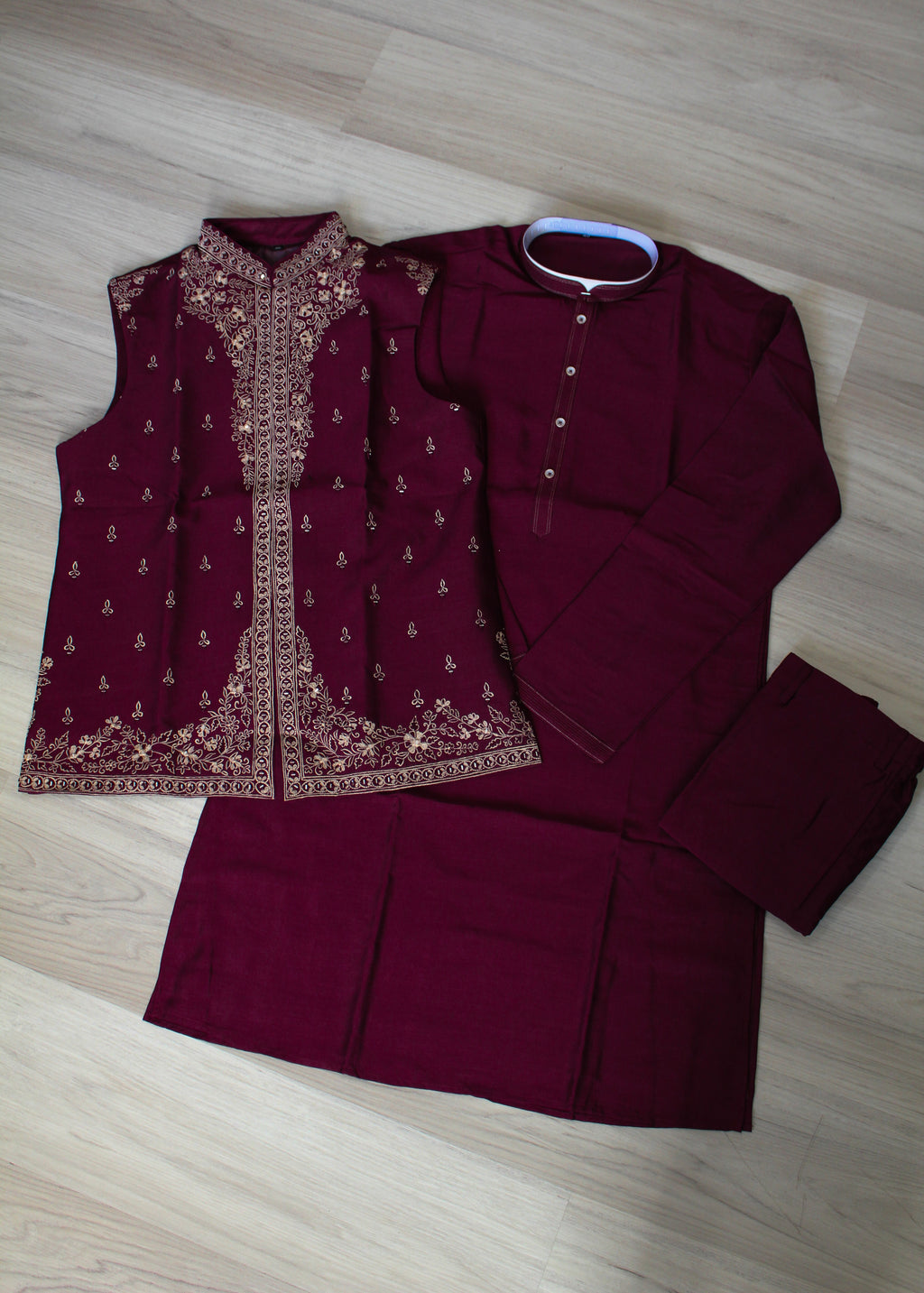 Kurta Pajama + vest set