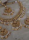 Pipal Patti Gold inspired Set