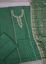 banarsi handwork unstitch Suit