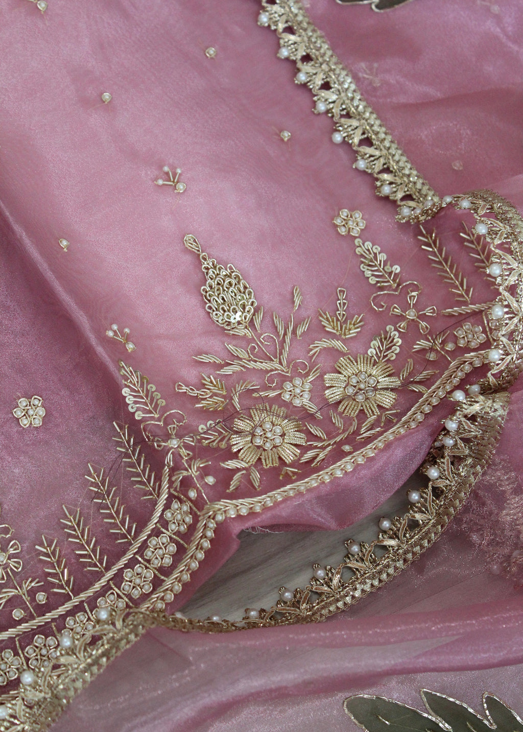 Shimmer handwork unstitch suit