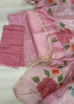 Shimmer handwork unstitch suit