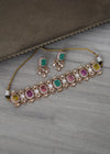 Multicolor choker set