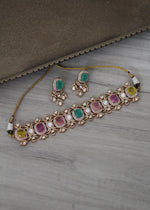 Multicolor choker set
