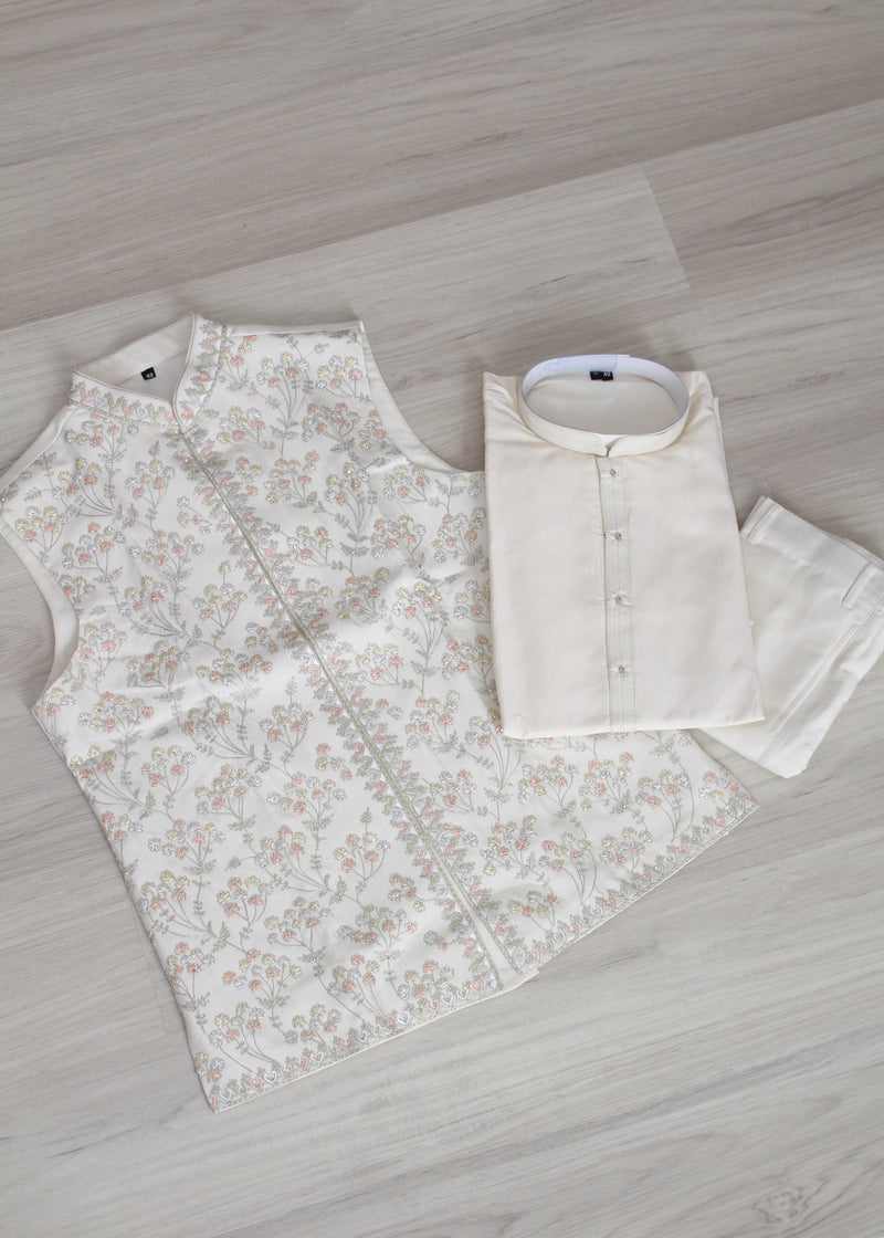 Kurta Pajama + vest set