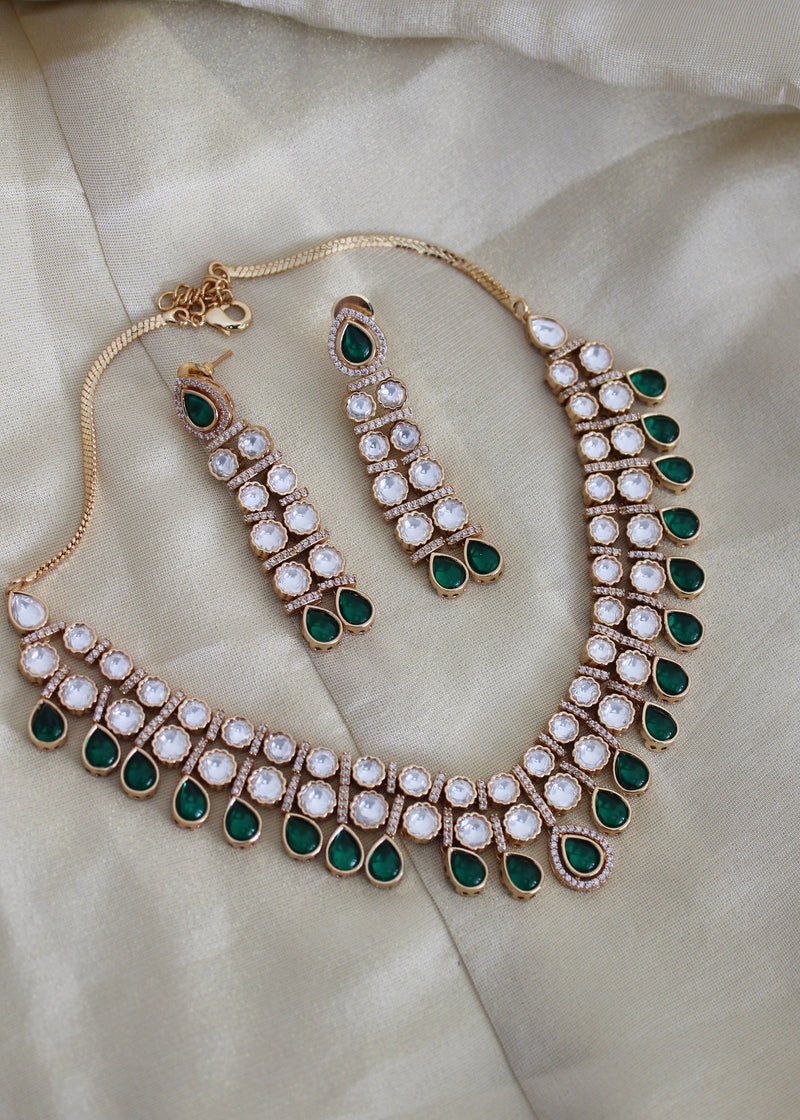 Mumtaz Tiyanni kundan Necklace set