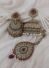 Large Jhumki Tikka set