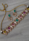 Multicolor choker set