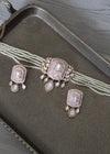 Muted pink choker set
