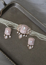 Muted pink choker set