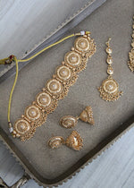 PREORDER-Gold inspired choker set A