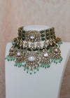 Mint + Green tiyanni Choker set