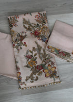 floral unstitch suit