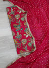 Crepe embroidered Unstitch Suit