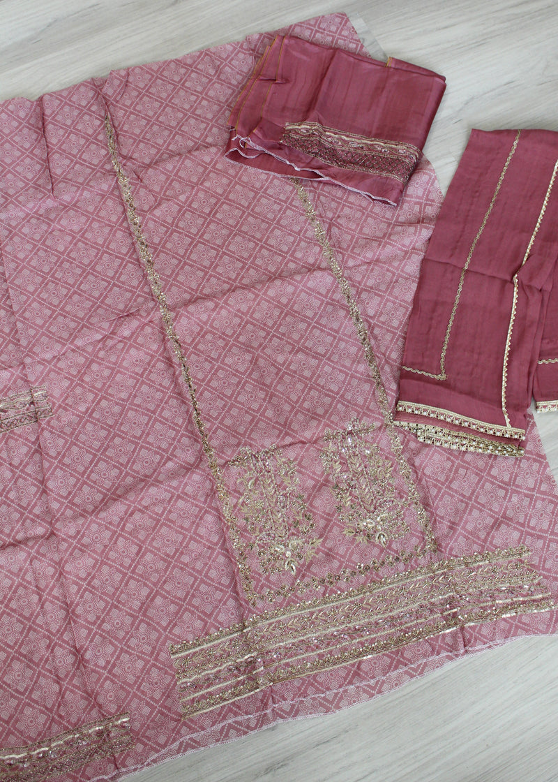 Bandani handwork unstitch suit