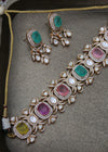 Multicolor choker set