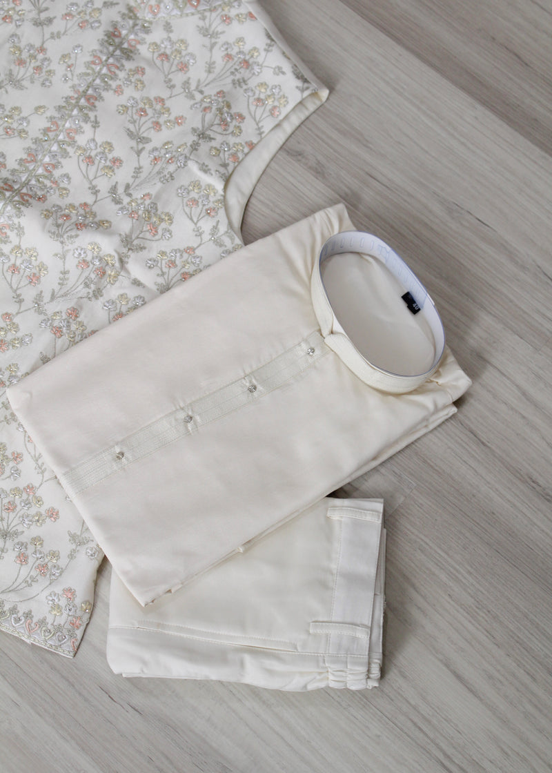 Kurta Pajama + vest set