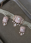 Muted pink choker set