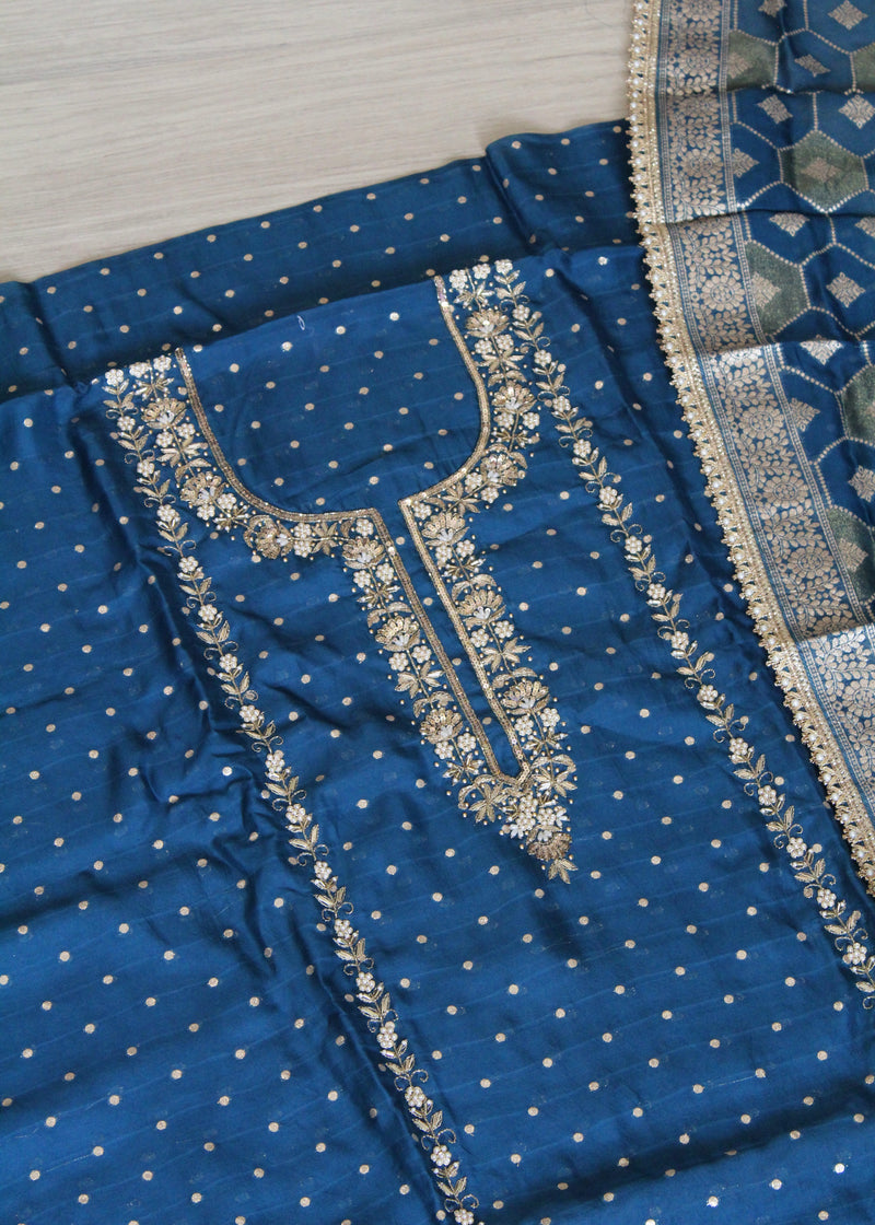 Banarsi unstitch suit
