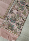 Crepe embroidered Unstitch Suit