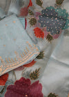 Shimmer handwork unstitch suit