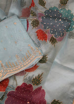 Shimmer handwork unstitch suit