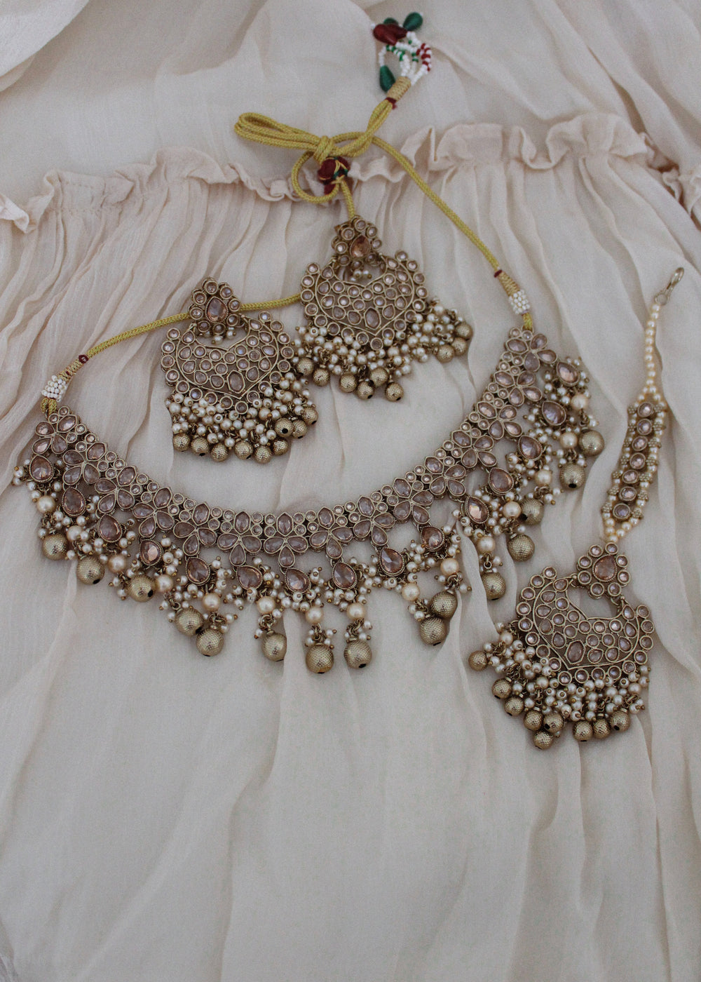 Gold + Gold beads