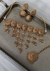 Antique Gold inspired Choker Set