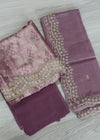 Banarsi silk unstitch suit