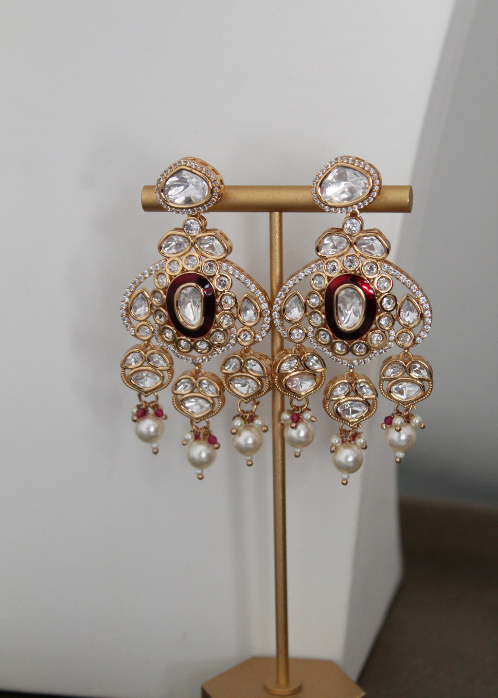 Maroon tiyanni set