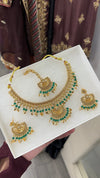Pipal Patti Gold inspired Set