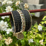 Black bangle set size 2.10