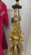 Gold tassle parandha
